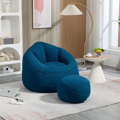 fcj high pressure foam bean bag chair bedding style padded foam padding compressed bean bag footrest comfortable bean bag sofa