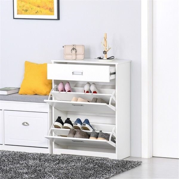 3 drawer shoe rack cabinet for convenient organization