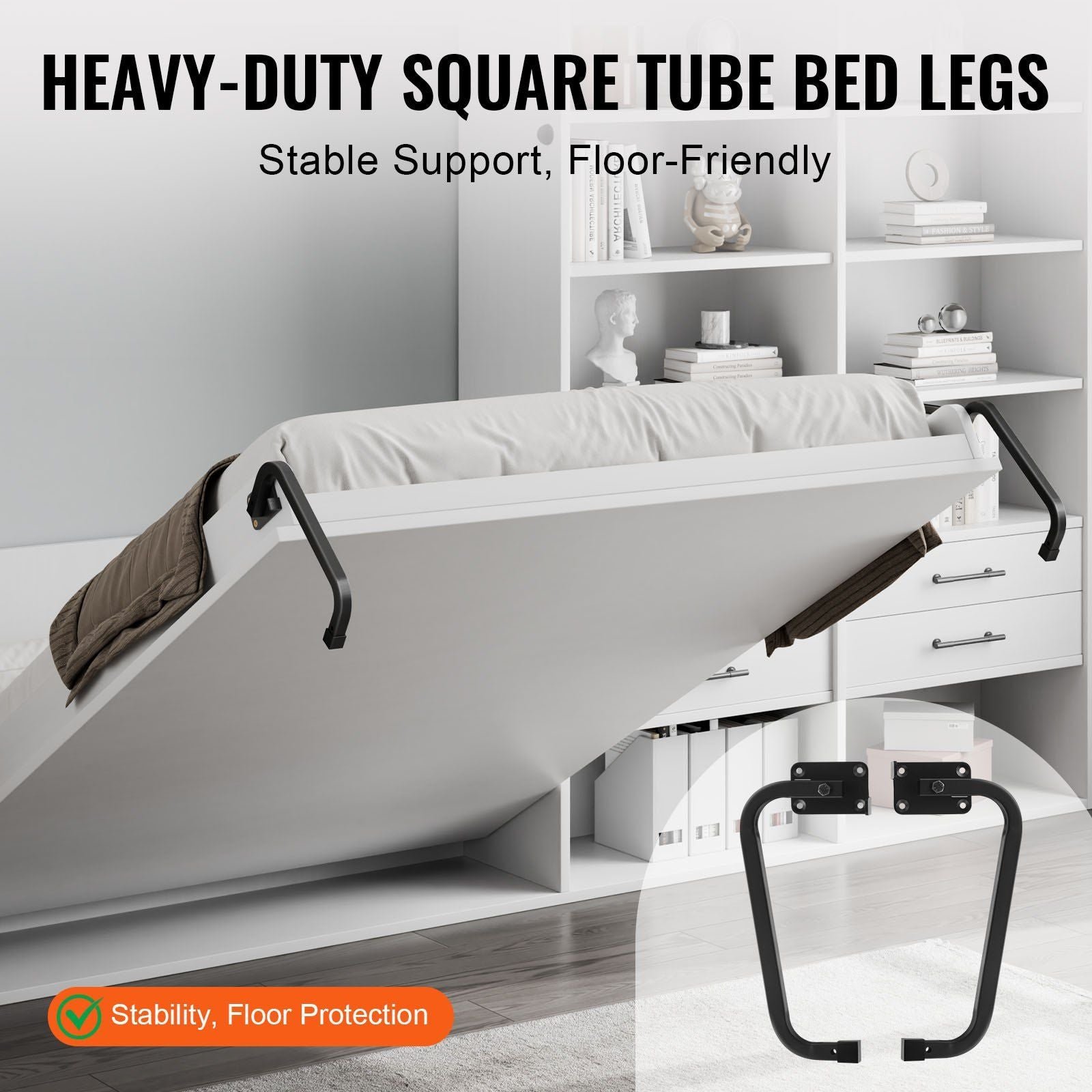 deluxe queen diy murphy bed kit wall bed mechanical hardware with folding feature convenient and space saving