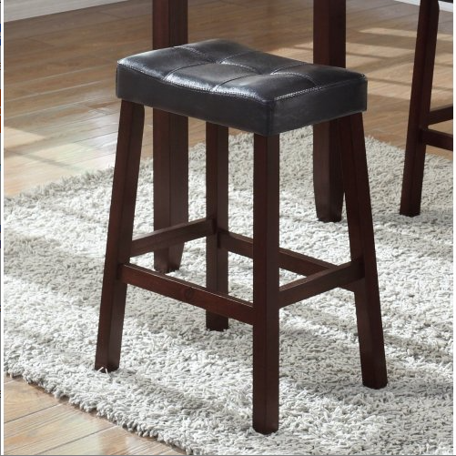 espresso glossy print marble breakfast table set 3 piece counter height with stools by fcj dining room furniture