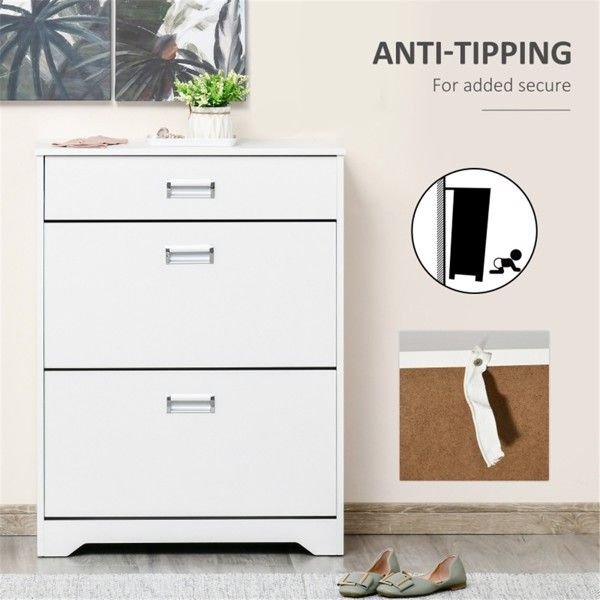 3 drawer shoe rack cabinet for convenient organization