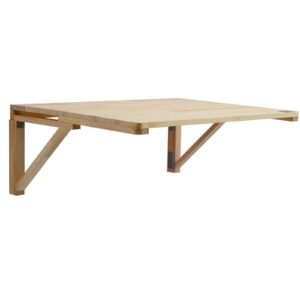 31.5" x 23.62" wall mounted folding table wooden floating desk iron bracket drop leaf table for home office dining bar small