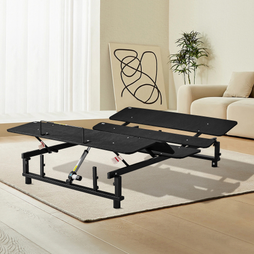 adjustable king size bed base frame zero gravity fcj quiet motor head/foot incline for bedroom furniture apartment queen storage