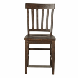 fcj cayla counter chair dark oak vintage style scandinavian design for home office restaurants featuring light pu leather