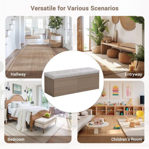 49 inch fcj storage table locker with footstool bedroom furniture