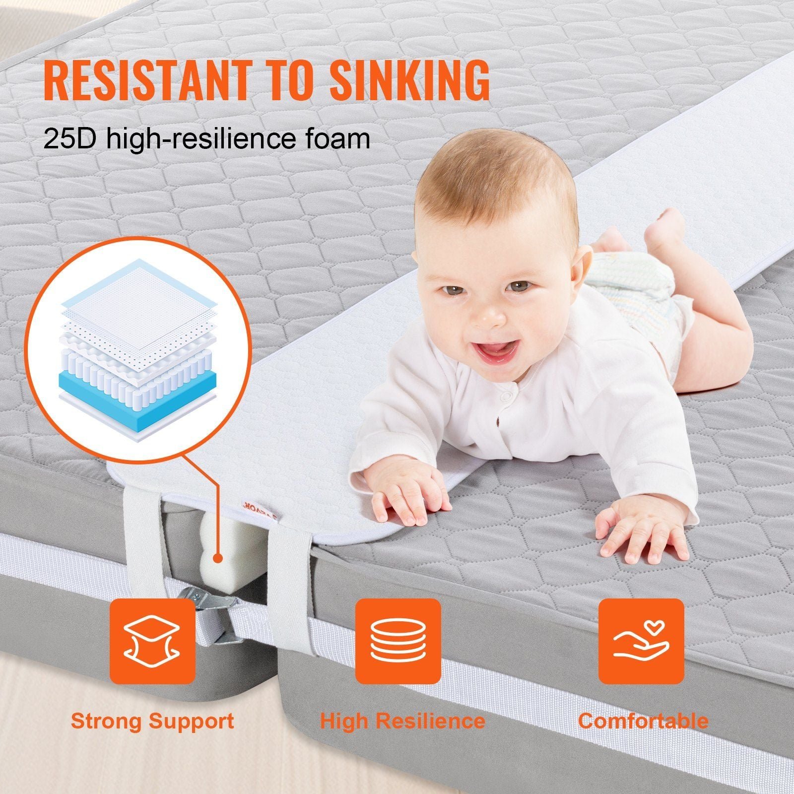 2 in 1 bed converter for twin king split king mattresses 80"l x 12"w gap filler attached sheet twin king converter mattress