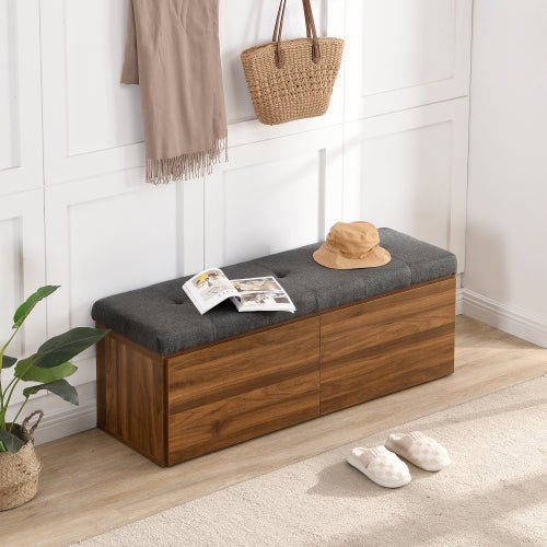 fcj 49 inch locker storage footstool bedroom furniture with storage shelves
