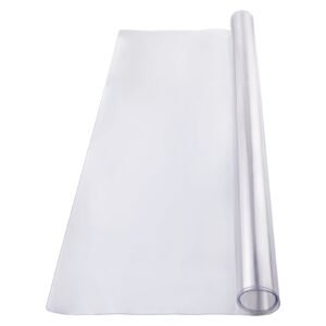 36x48 inch clear pvc table protector 1.5mm thick plastic desk protector for dining tables