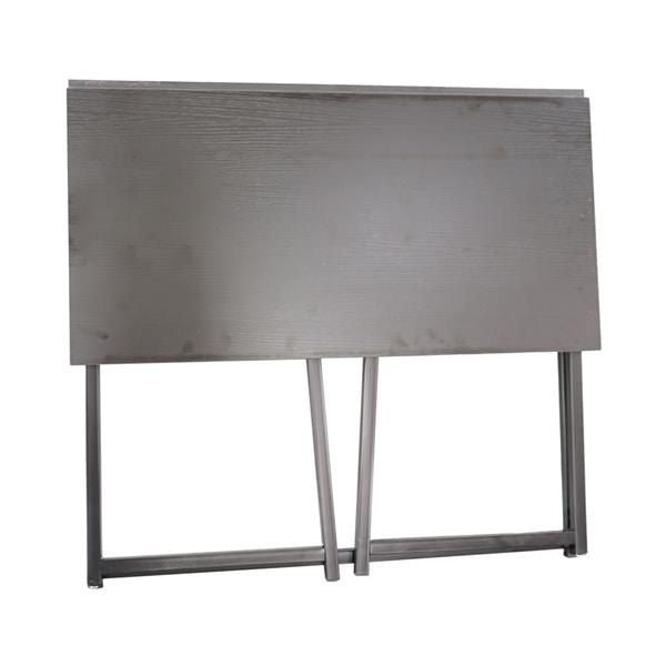 black simple collapsible computer desk