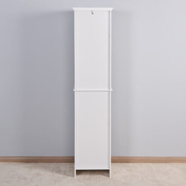 bathroom floor storage cabinet with 2 doors
