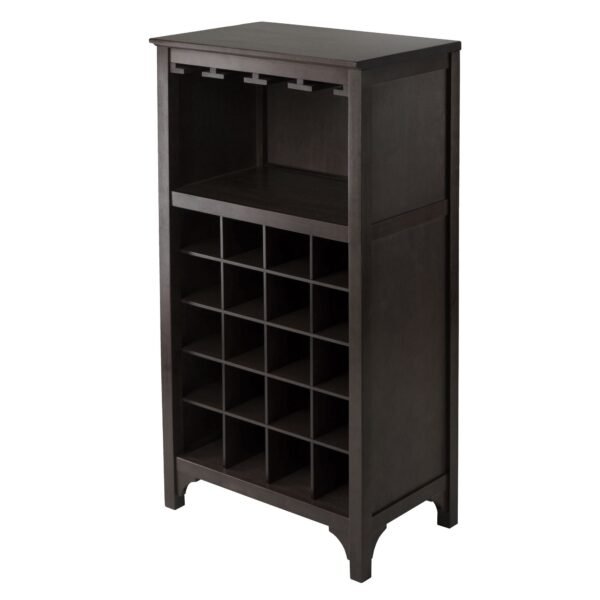 ancona 20 bottle modular wine cabinet with glass rack an elegant solution for wine storage