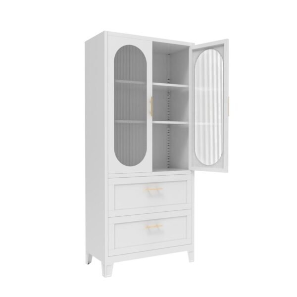 2 door 2 drawer living room cabinet