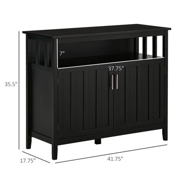 black kitchen cabinet stylish display & china cabinet