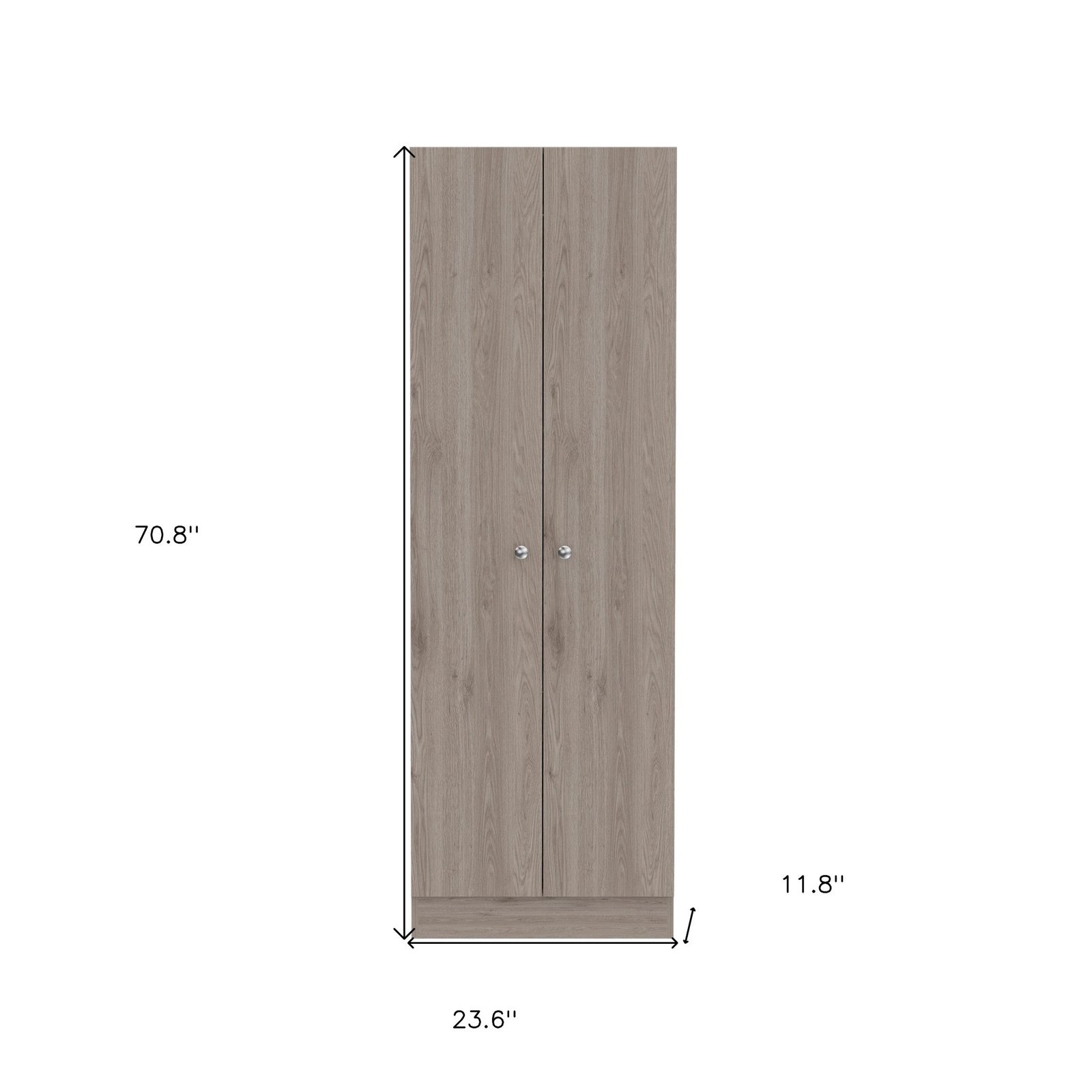 hms 71 light gray wood panel pantry or storage closet for kitchen cabinet use