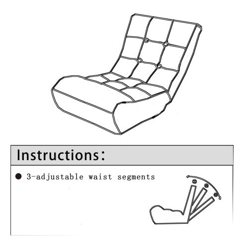 fcj japanese tatami balcony reclining sofa chair single sofa with extendable feature adjustable leisure chair