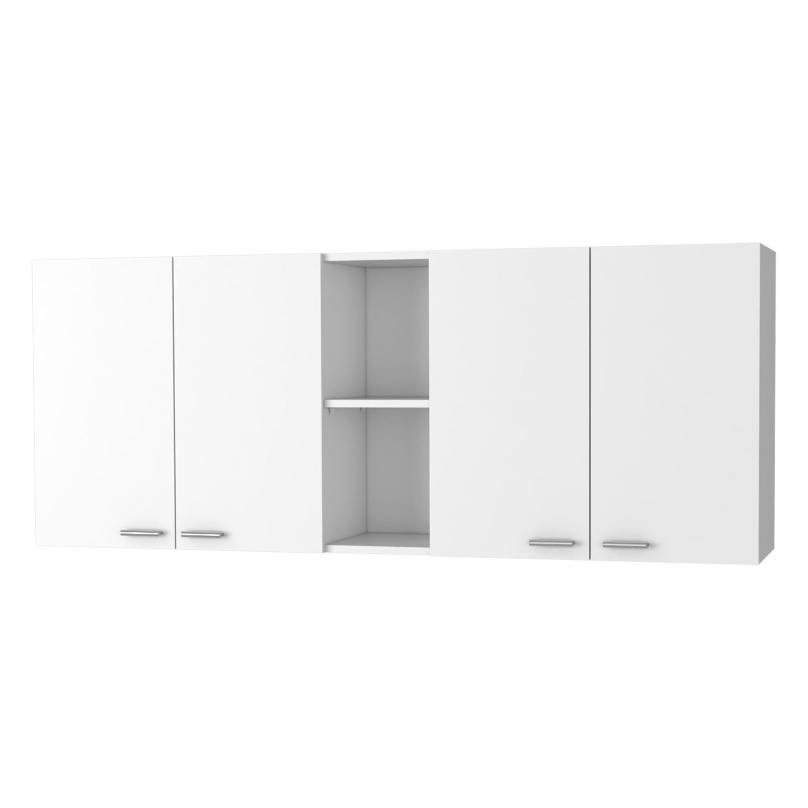 hms 59 white wood wall mounted accent cabinet with four doors kitchen cabinets product