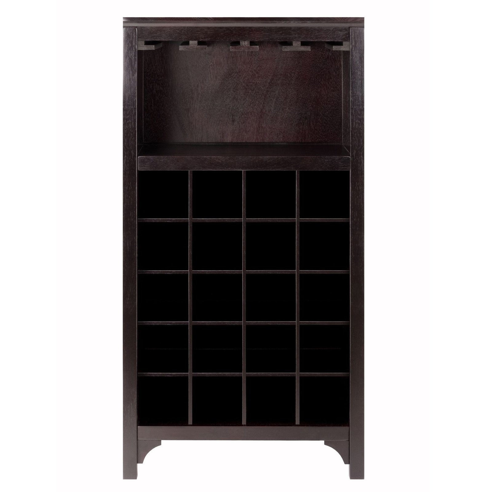 ancona 20 bottle modular wine cabinet with glass rack an elegant solution for wine storage