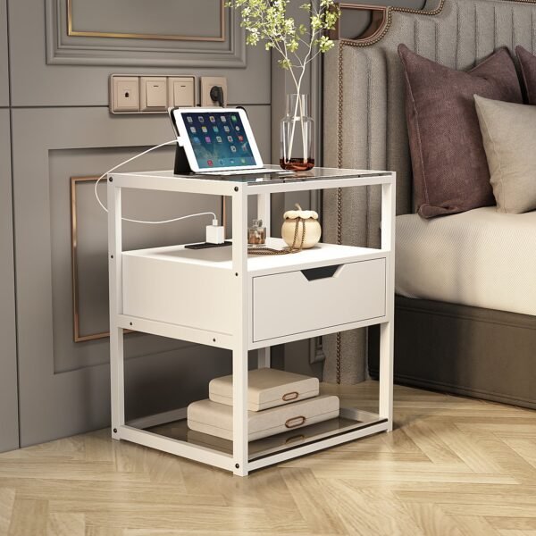 yq jenmw modern simple and luxury bedroom nightstand simple shelf