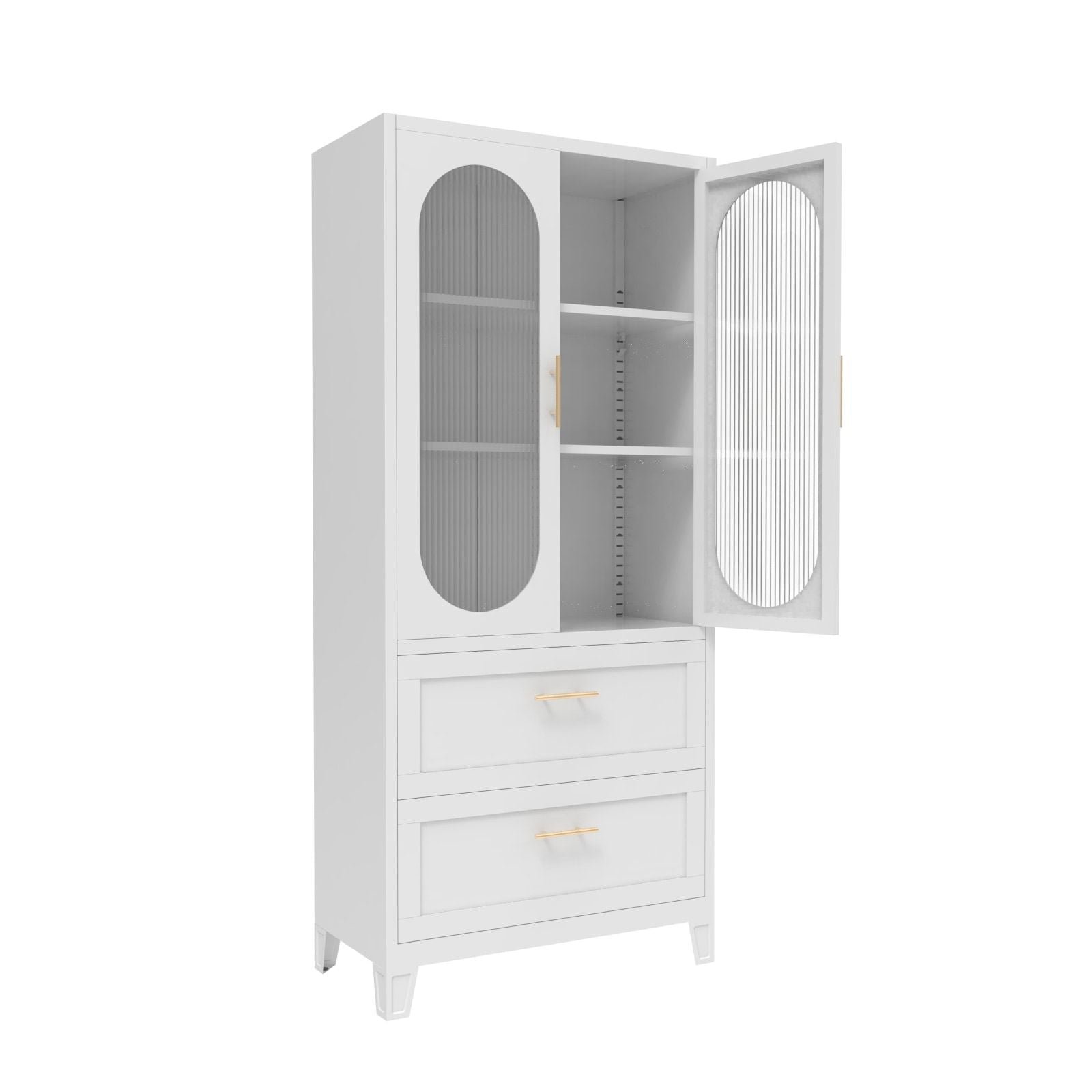 2 door 2 drawer living room cabinet
