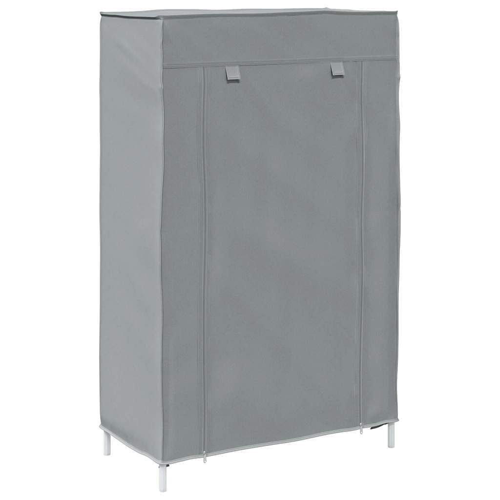 w2b vidaxl extendable convertible shoe cabinet grey non woven fabric powder coated steel plastic modern for home furniture