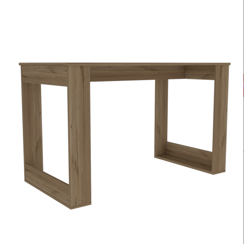 fcj aurora wooden gaming desk standing computer table with metal frame for writing and gaming