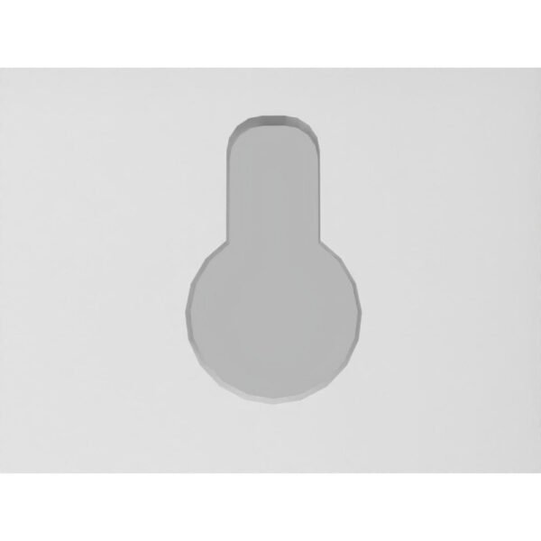 2 shapely doors cabinet with horizontal holes