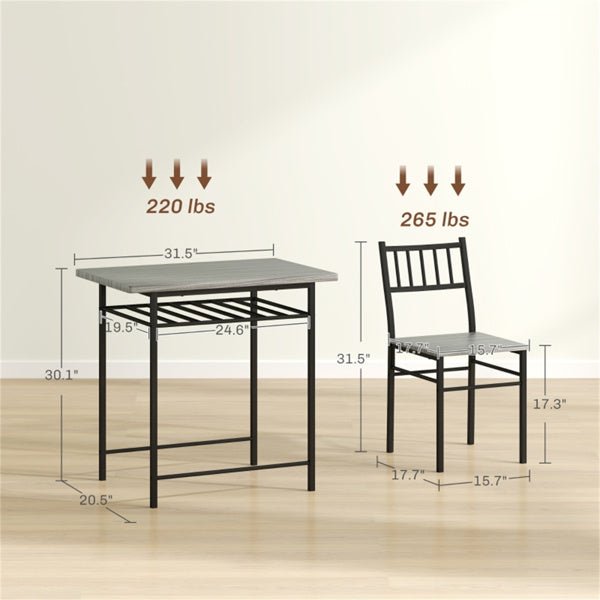 dining table set gray