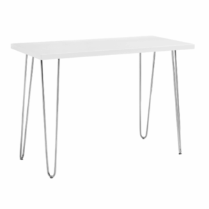 fcj mid century modern hairpin leg white computer desk stylish furniture for your workspace