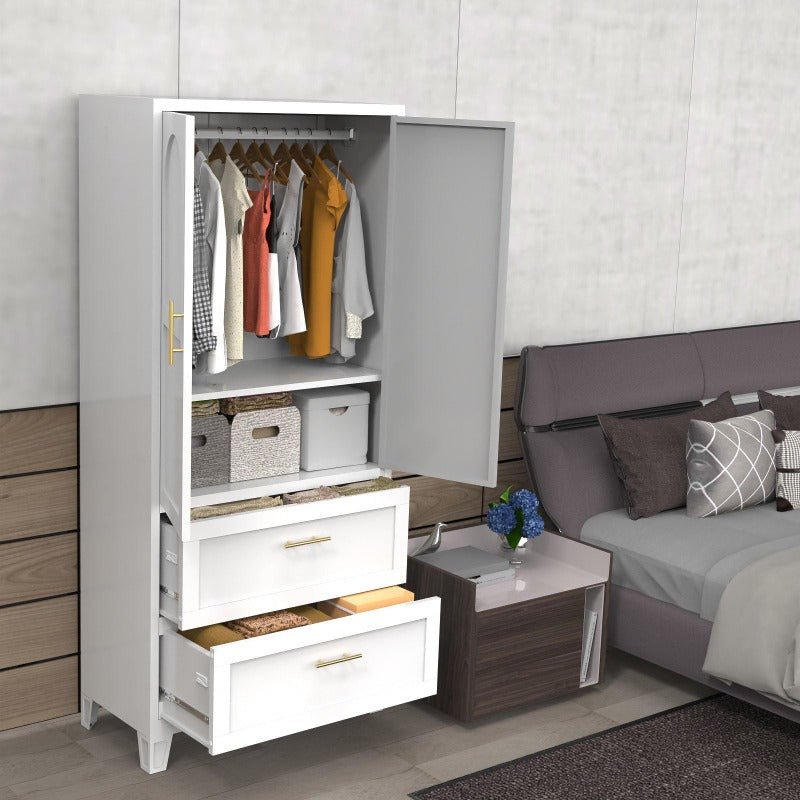 2 doors 2 drawers wardrobe