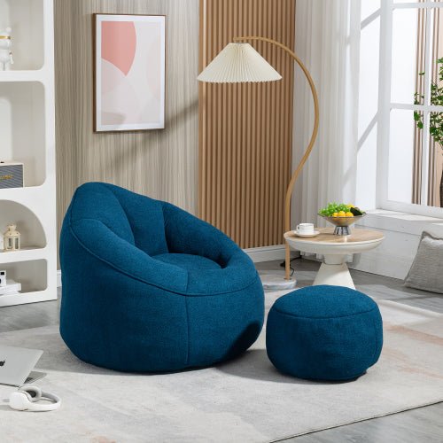 fcj high pressure foam bean bag chair bedding style padded foam padding compressed bean bag footrest comfortable bean bag sofa
