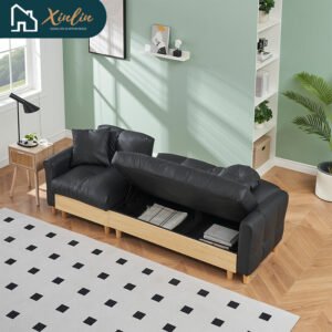 xinlin modern design technology cloth set factory direct sales soft comfortable three lift sofa bed storage cabinet