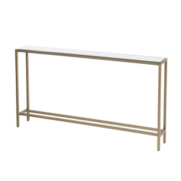 hms 56 contemporary silver gold mirrored glass console table convertible for entry living room bedroom hotel modern marble wood