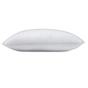 hms lux sateen down alternative king size medium pillows set of 2