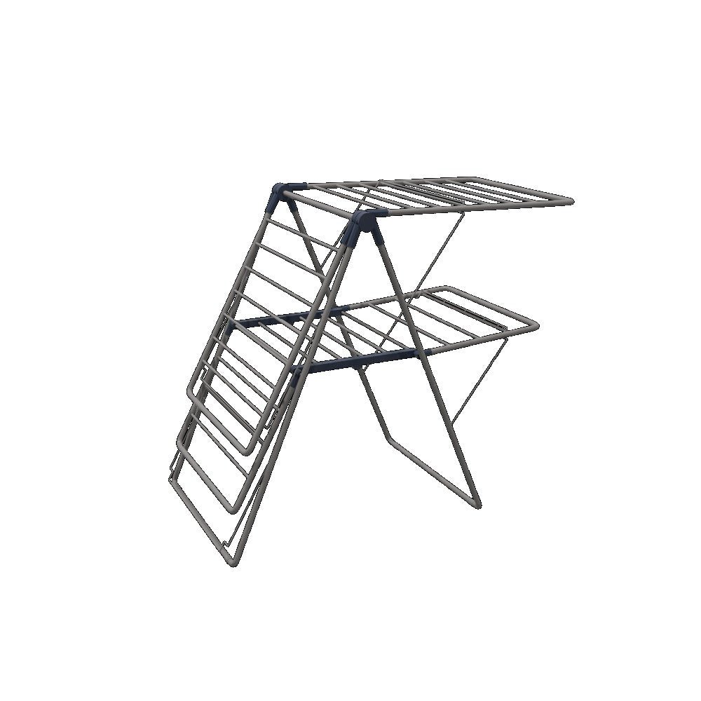 1pc, clothes drying rack foldable, foldable laundry drying rack, free standing large drying rack, grey