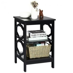 3 tier living room furniture nightstand and sofa side accent table end table set