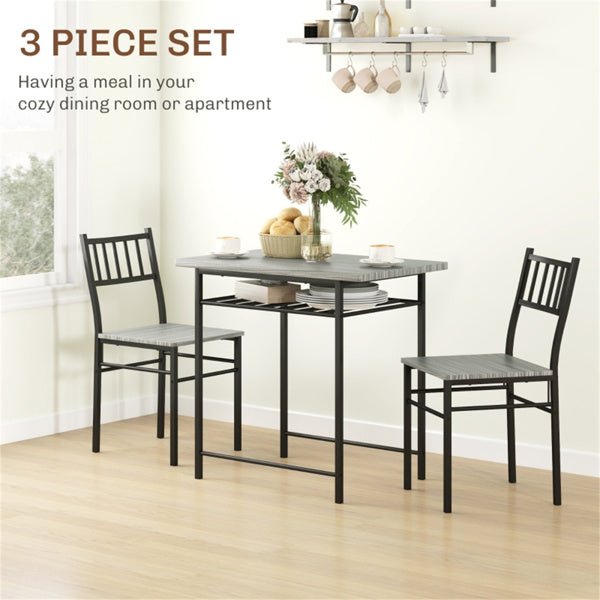 dining table set gray