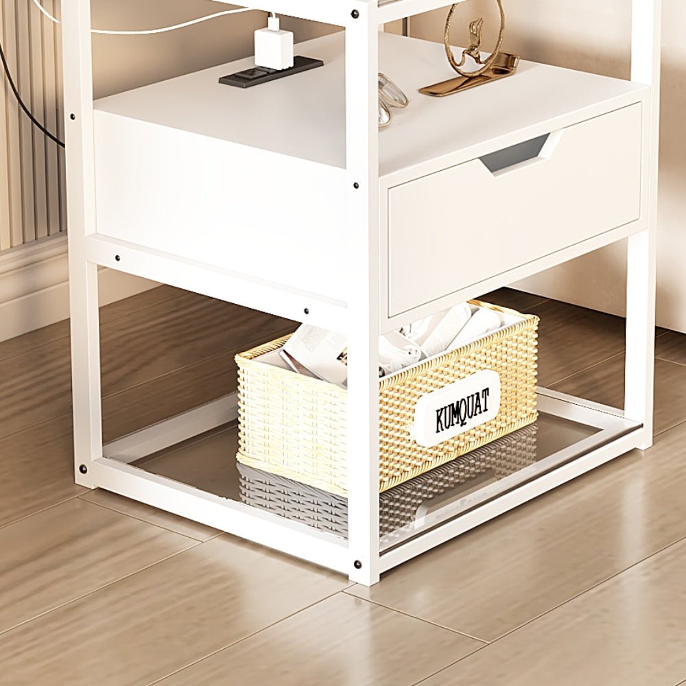 yq jenmw modern simple and luxury bedroom nightstand simple shelf