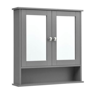 gray bathroom cabinet with mirror furniture for your modern bathroom decor