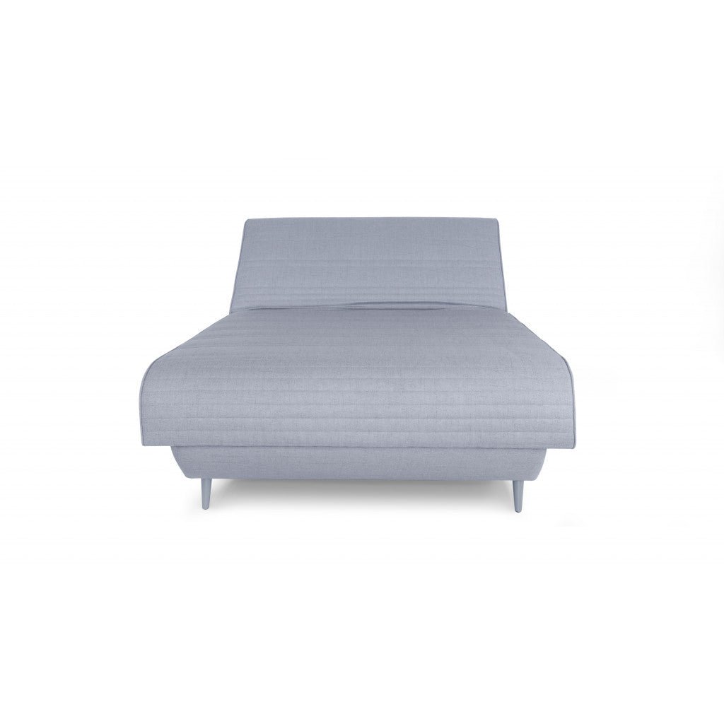 hms light gray full adjustable polyester upholstered mattress no bed frame required