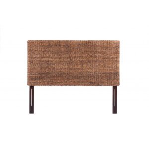 hms king size headboard brown natural and rustic woven banana leaf bedroom furniture