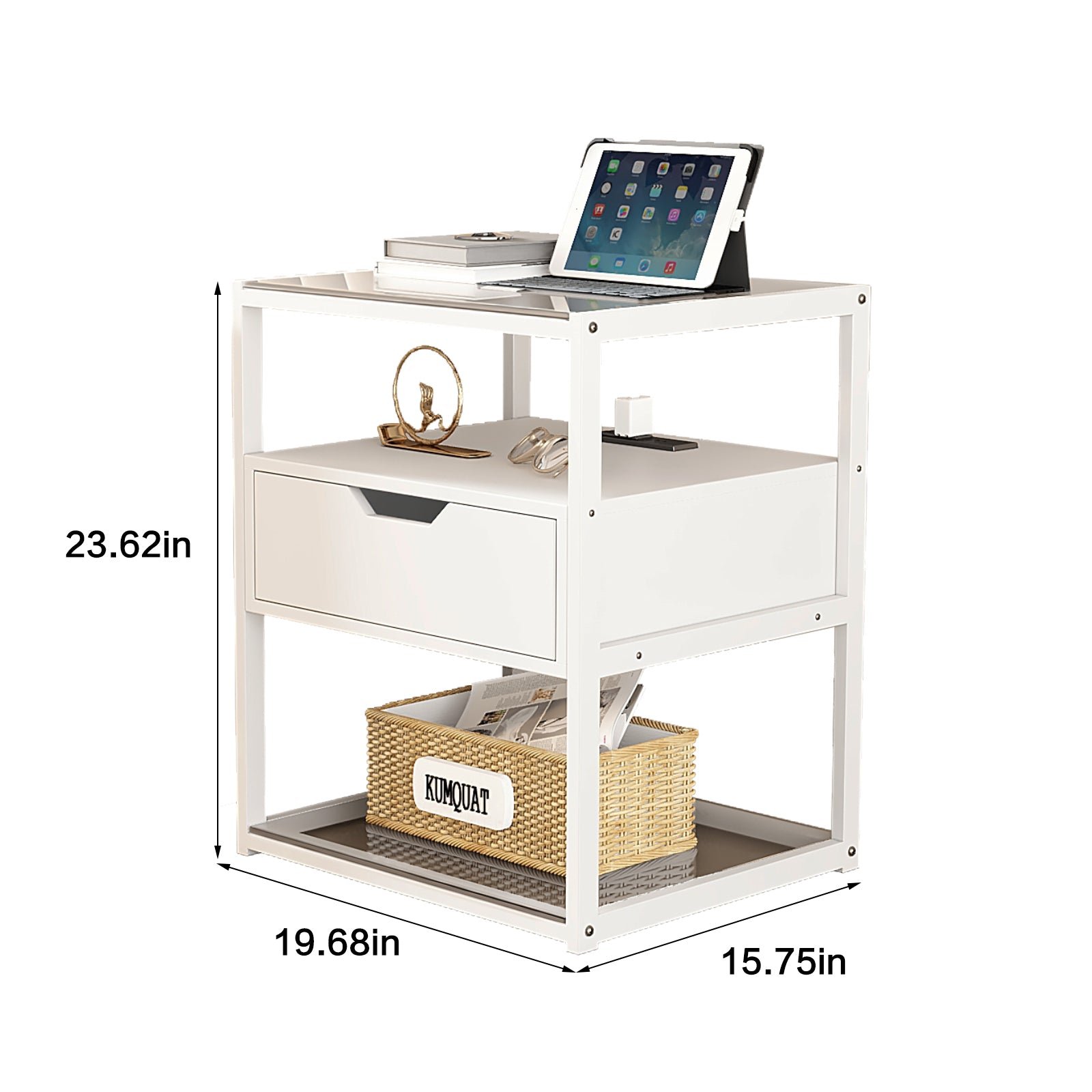 yq jenmw modern simple and luxury bedroom nightstand simple shelf