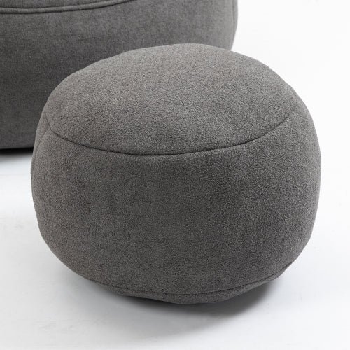 fcj high pressure foam bean bag chair bedding padded bean bag sofa with compressed footrest comfortable bean bag sofas