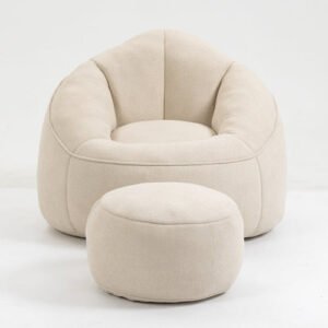 fcj high pressure foam bean bag chair bedding style padded foam padding compressed bean bag footrest comfortable bean bag sofa