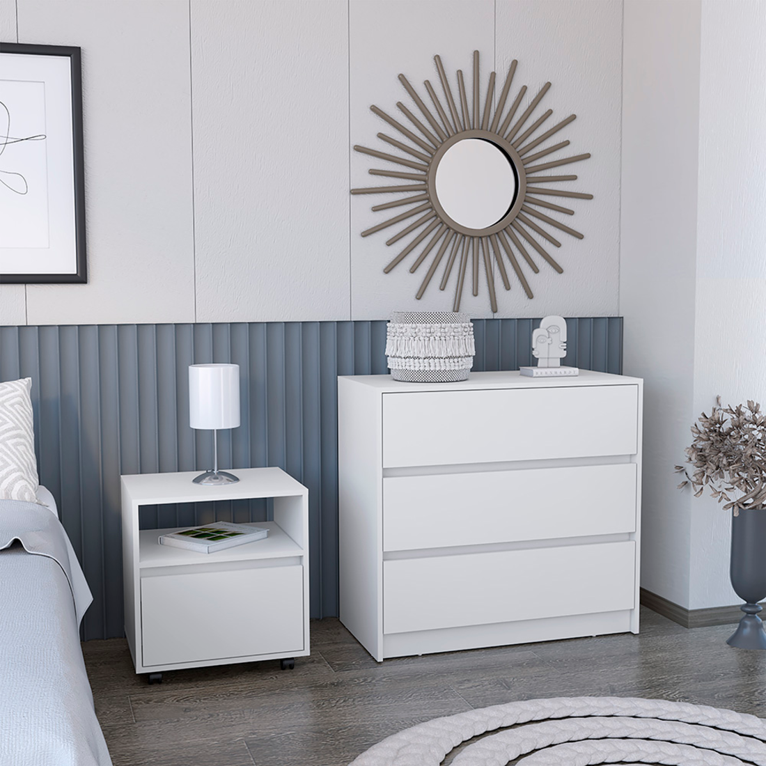 hms king size european style two piece white bedroom set modern reclining dressing table with storage home furniture for bedroom