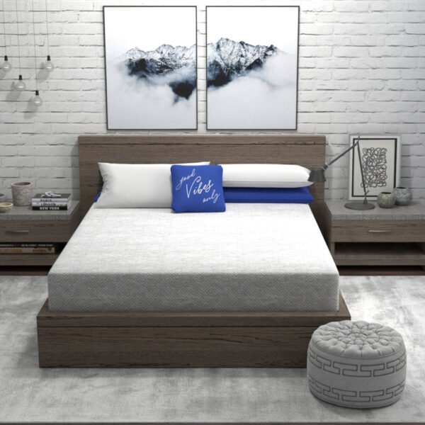 10" heather grey memory foam mattress (ultra small package) twin xl