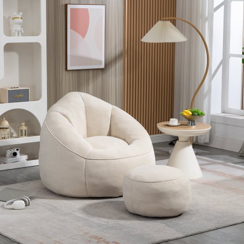 fcj high pressure foam bean bag chair bedding style padded foam padding compressed bean bag footrest comfortable bean bag sofa