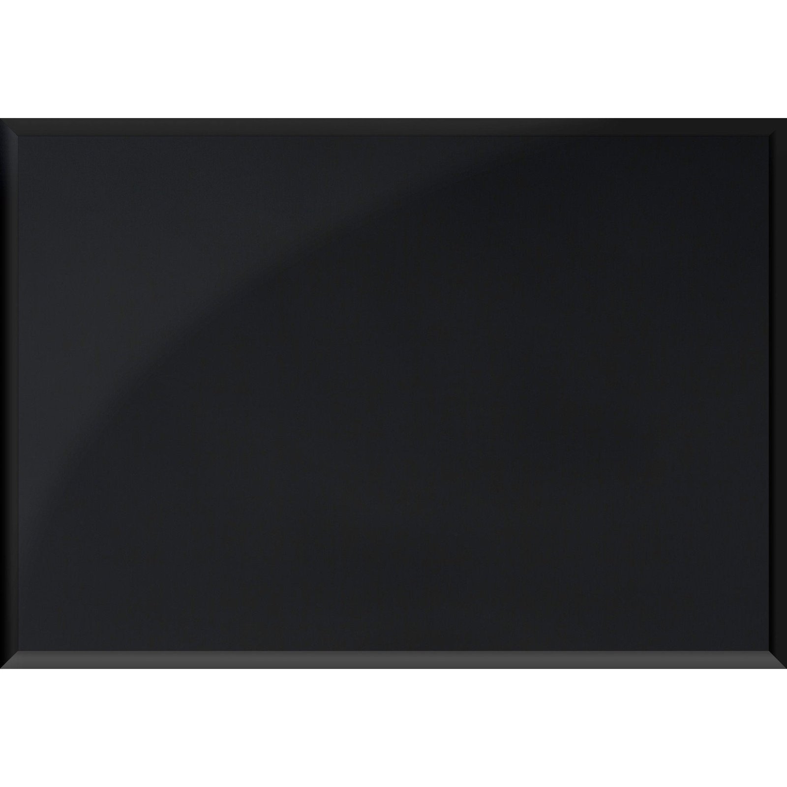 homeroots 18.25" x 10.25" x 24" black metal tempered glass accent table