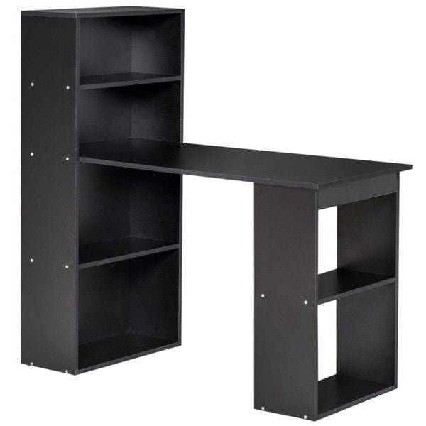 black computer desk for office use