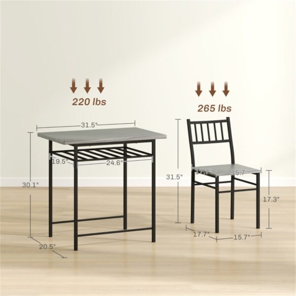 dining table set gray