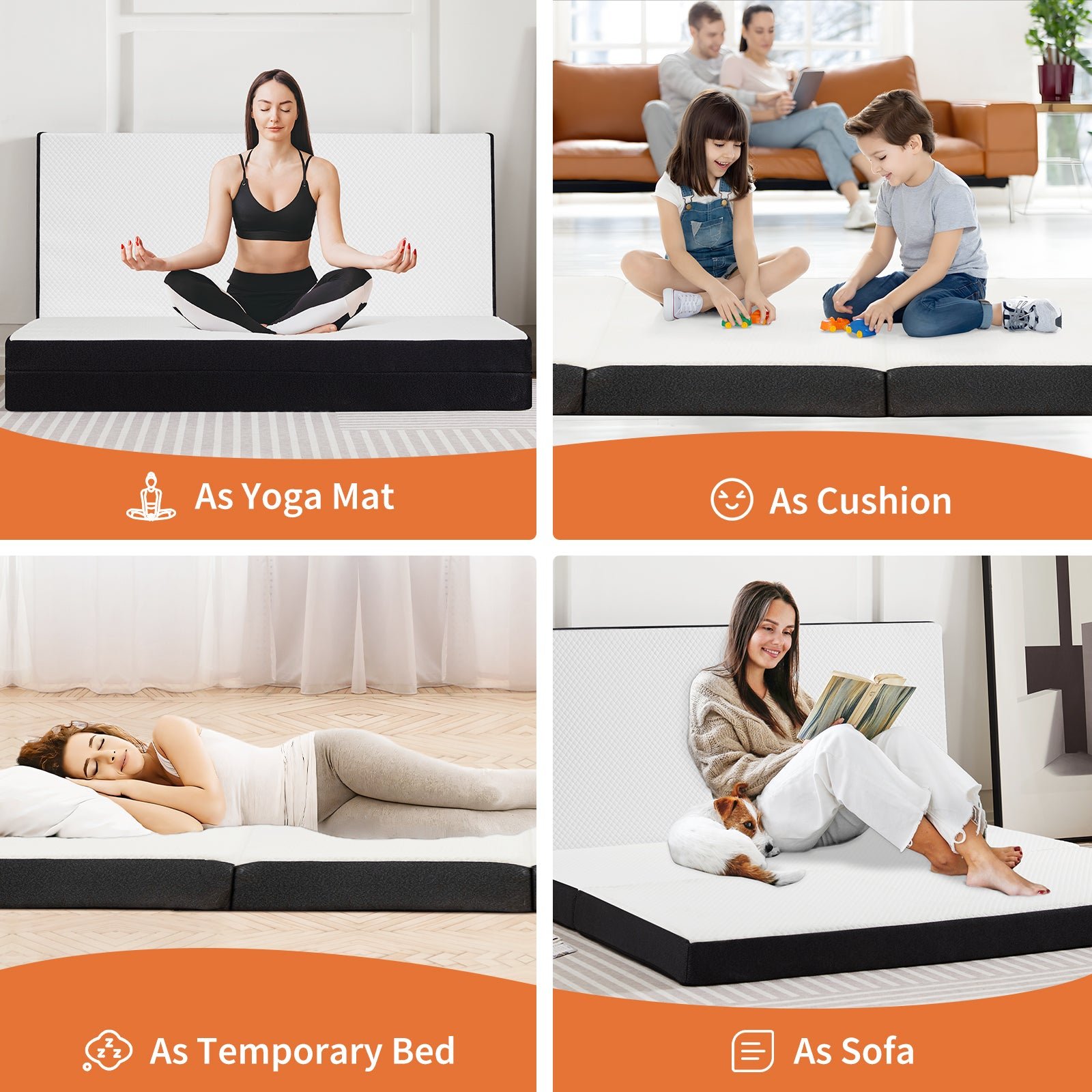 fcj triple fold mattress enhance comfort with triple folding technology